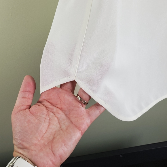 J.Crew Off White Blouse Size 4 - Picture 2 of 11